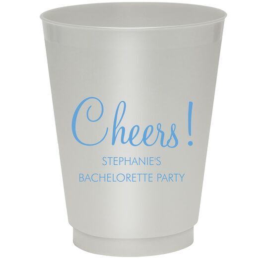 Perfect Cheers Colored Shatterproof Cups